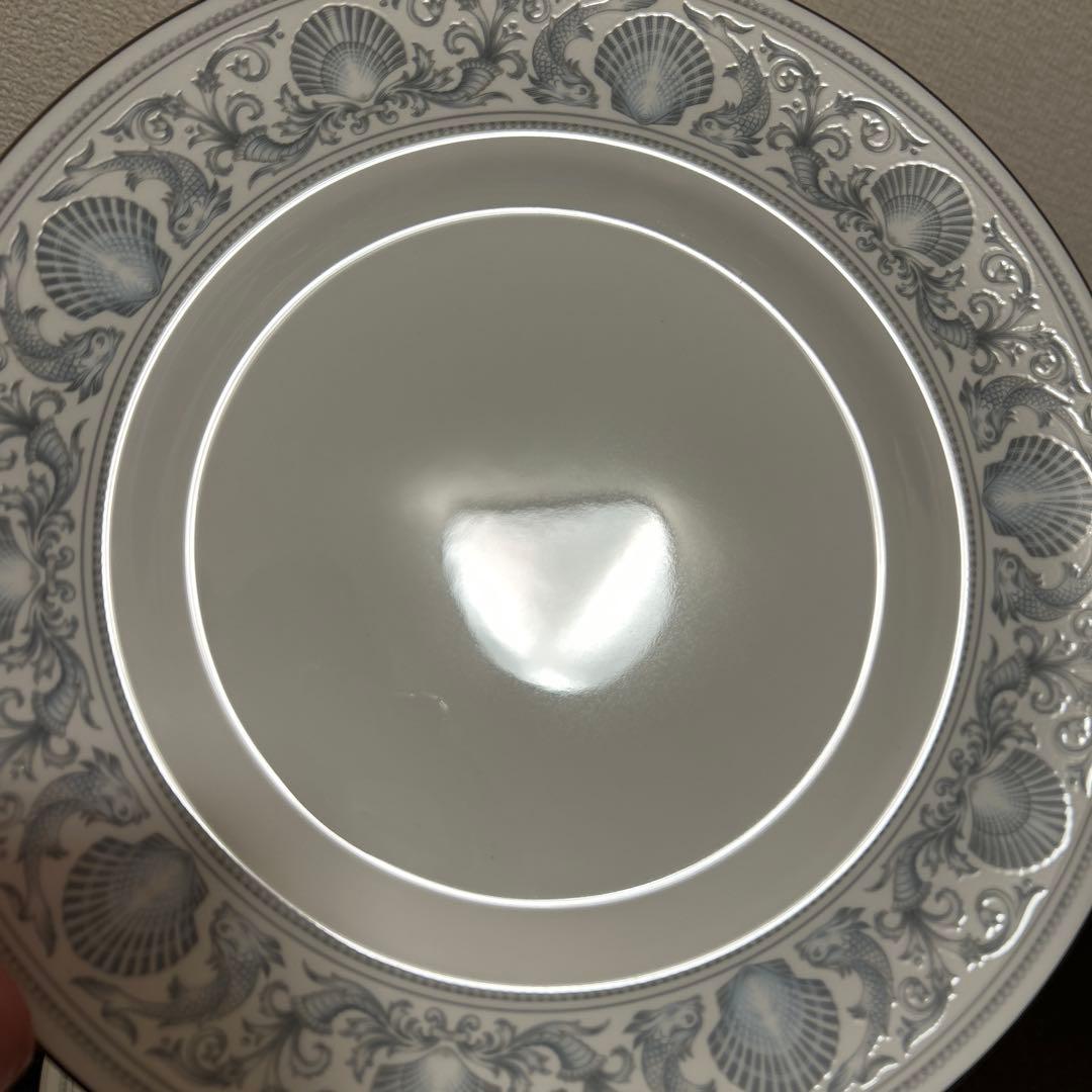 ウェッジウッド　ドルフィン　ホワイト　ディナープレート　27.5cm