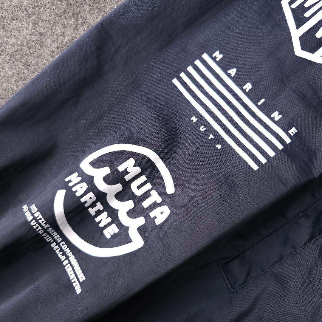 ムータマリンゴルフ ロゴ 多数 ナイロンフーディーブルゾンジャケット L