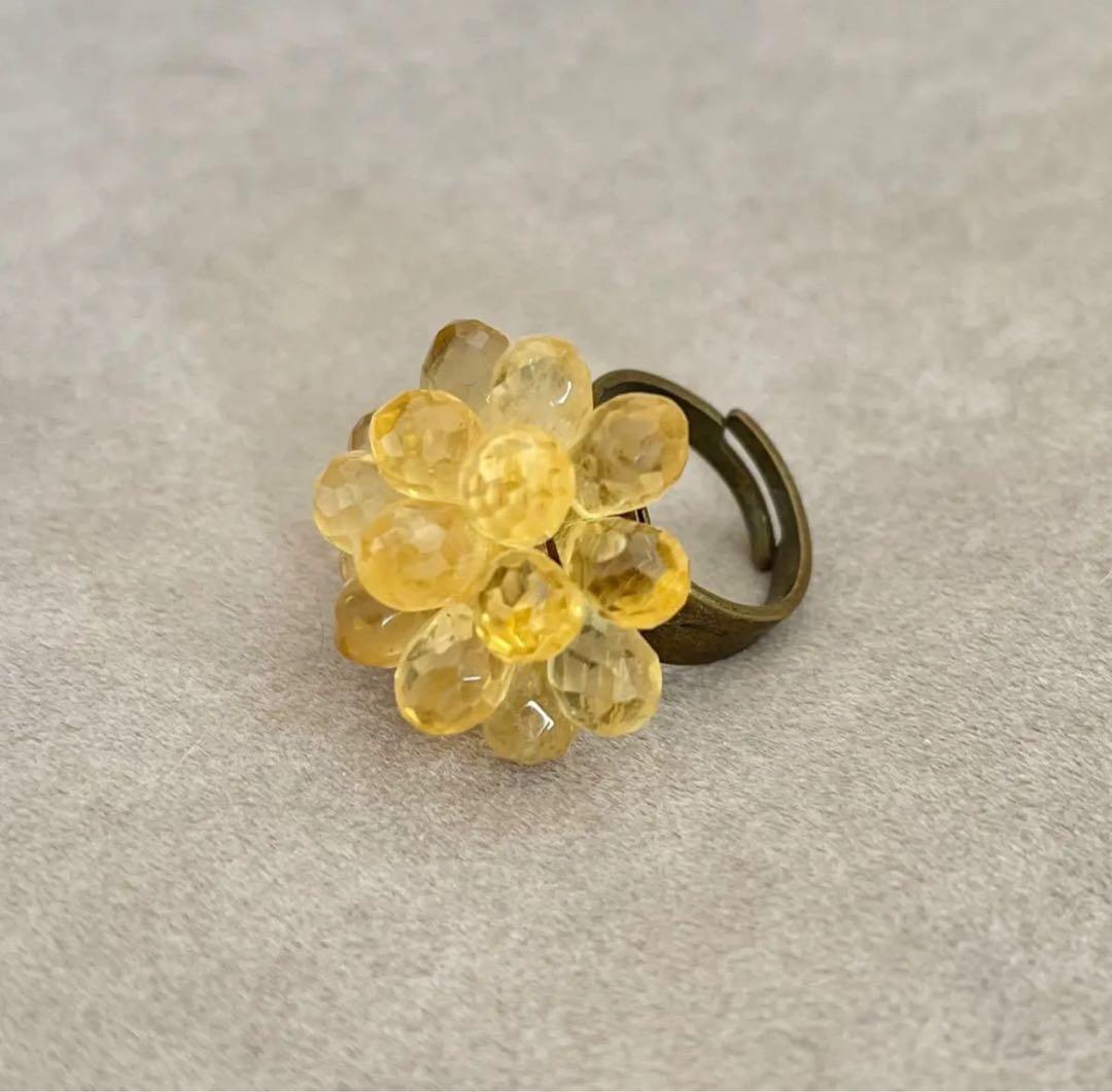 はちみつ色のリング（蜜）サイズフリー