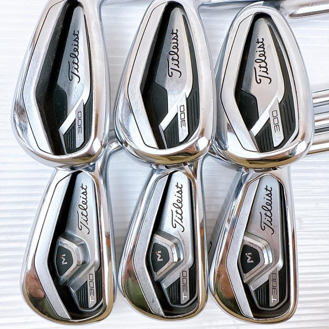 タイトリスト　T300（2021年）　アイアンセット　6本　ゼロス7（S）