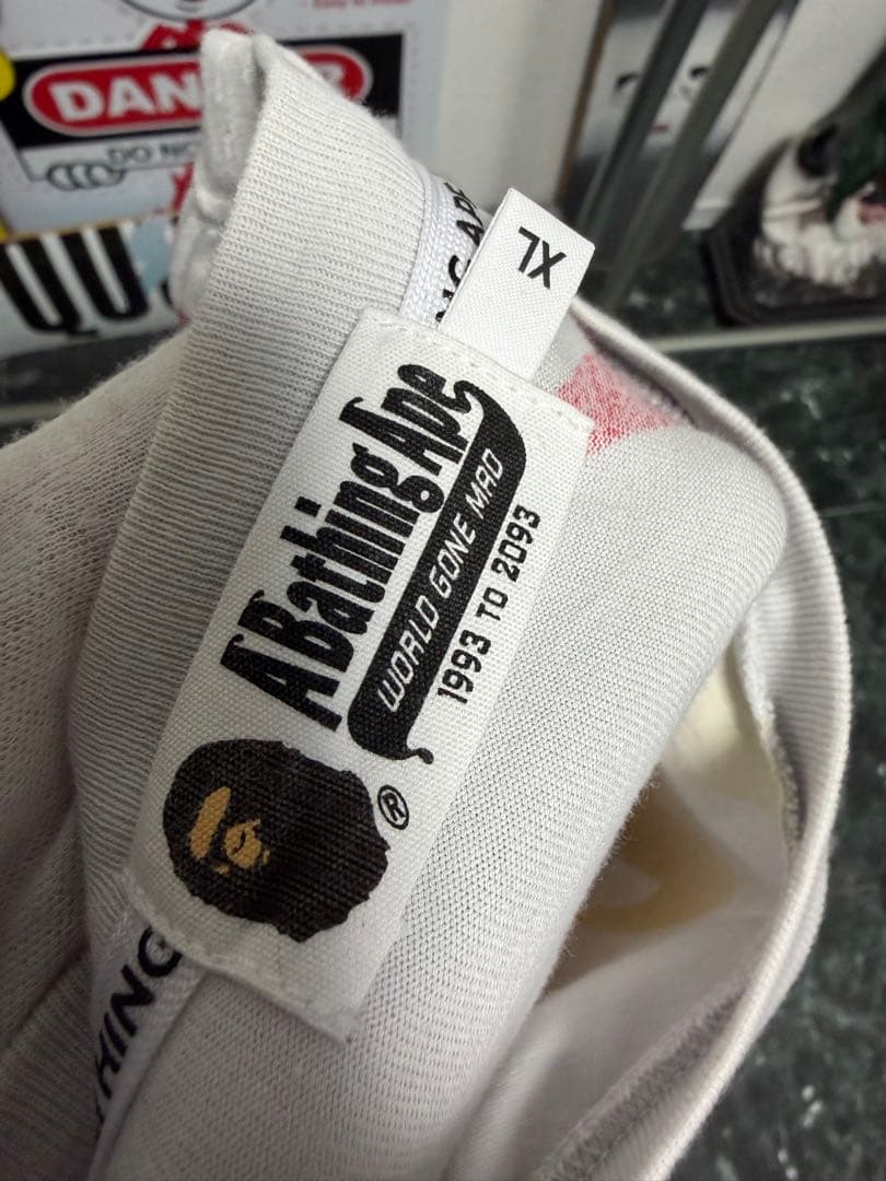 A BATHING APE スターマルチ　総柄　BAPE ロングTシャツ XL