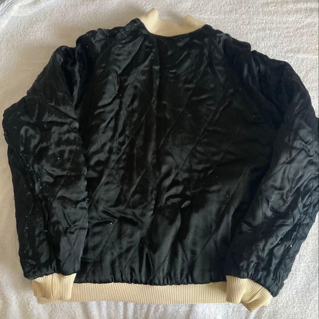 Script 花旅楽団 スクリプト　別珍　龍　和柄　刺繍　スカジャン　2面