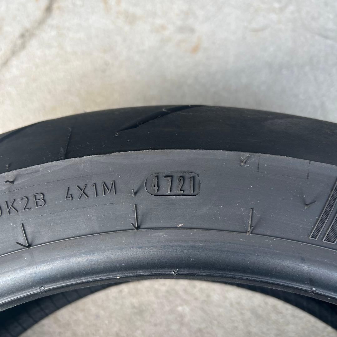 バイク用中古Rタイヤ ダンロップ スポーツスマート サイズ200/55ZR17