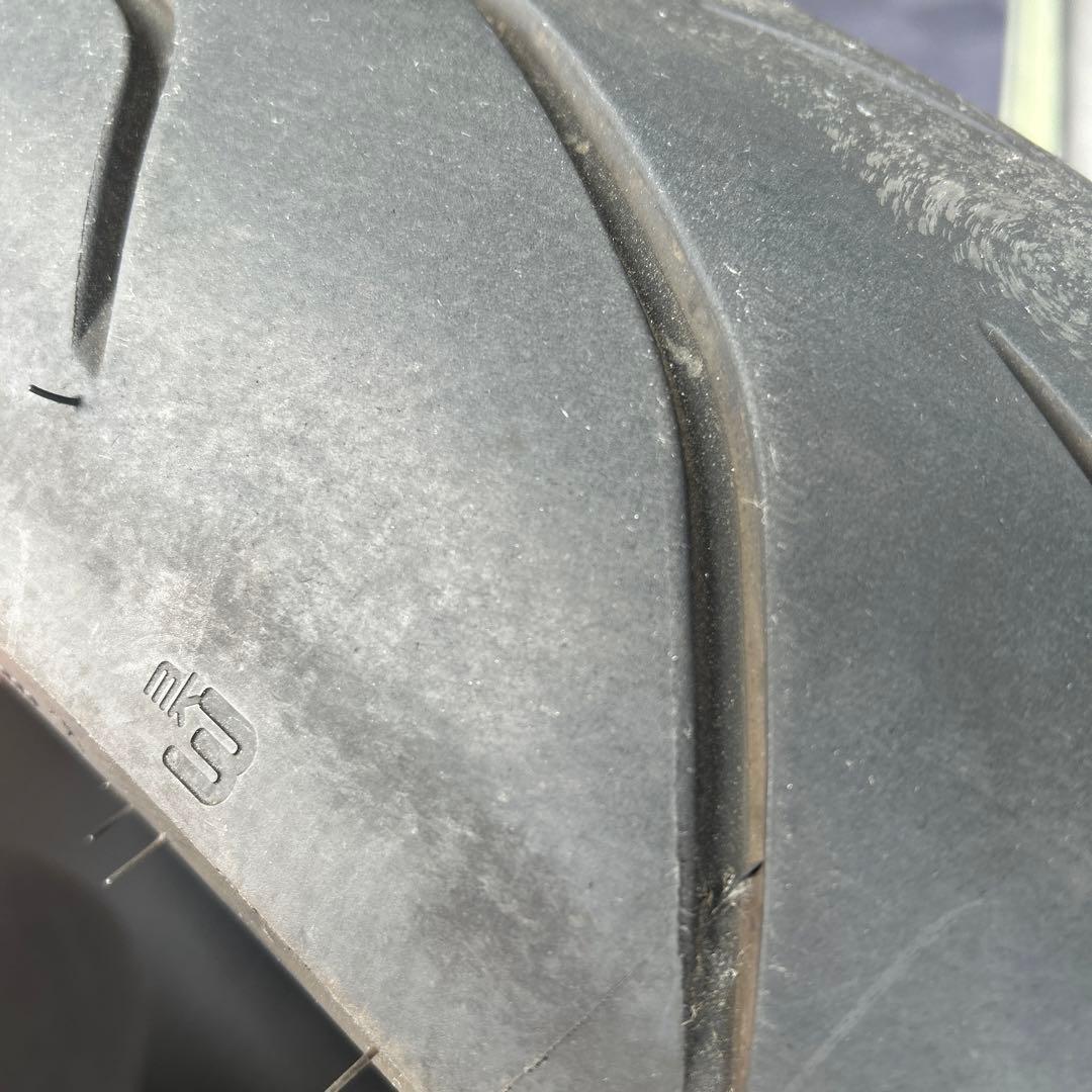 バイク用中古Rタイヤ ダンロップ スポーツスマート サイズ200/55ZR17