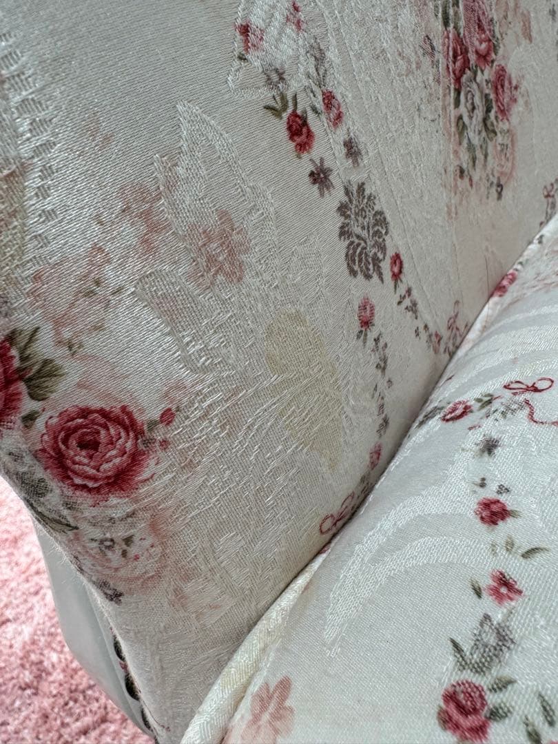 ロココ調　ソファー 2人掛けスウィートローズSymphony 浜崎あゆみ