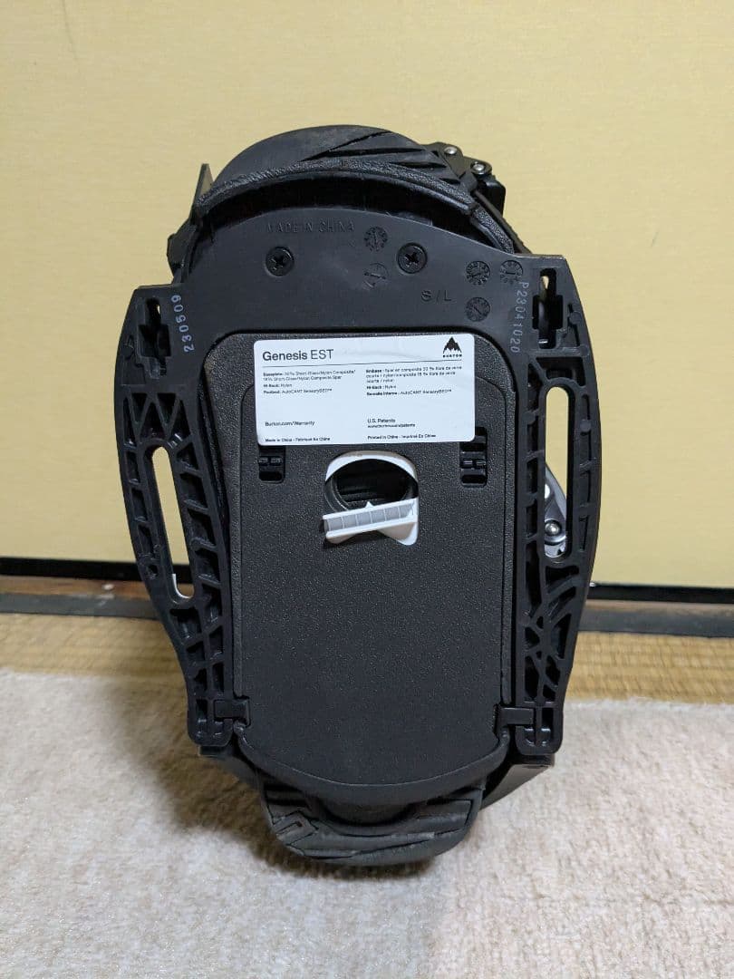 Burton Genesis EST ビンディング Sサイズ ブラック