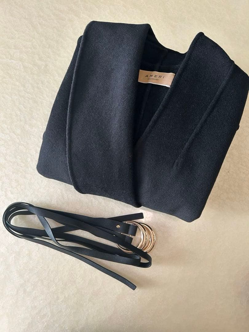 ジャケット・アウター UNDRESSED FRILL COLLAR COAT