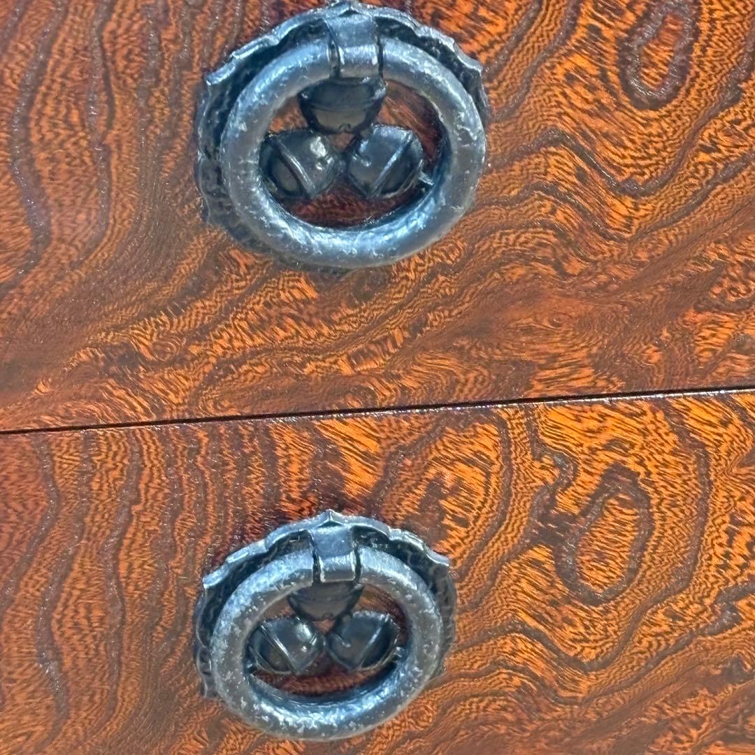 駿河民芸　文机 和室 引き出し ローデスク 和風 小机 欅 デスク 幅91cm