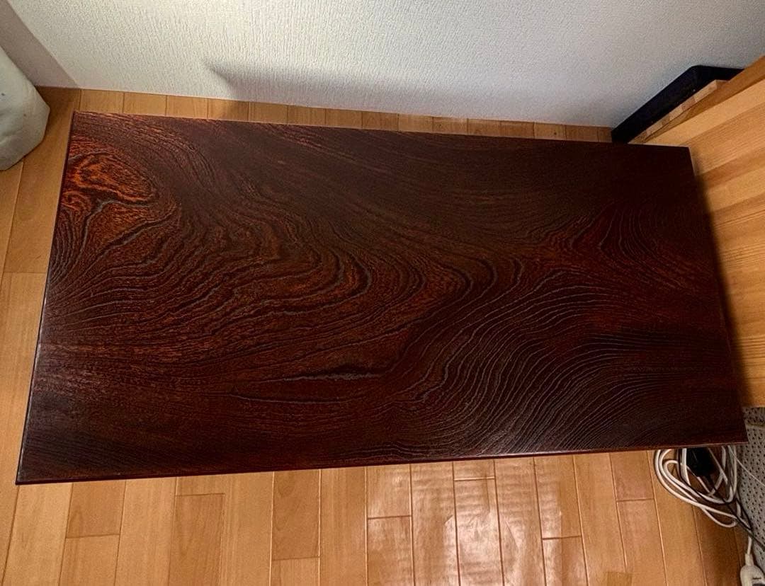 駿河民芸　文机 和室 引き出し ローデスク 和風 小机 欅 デスク 幅91cm