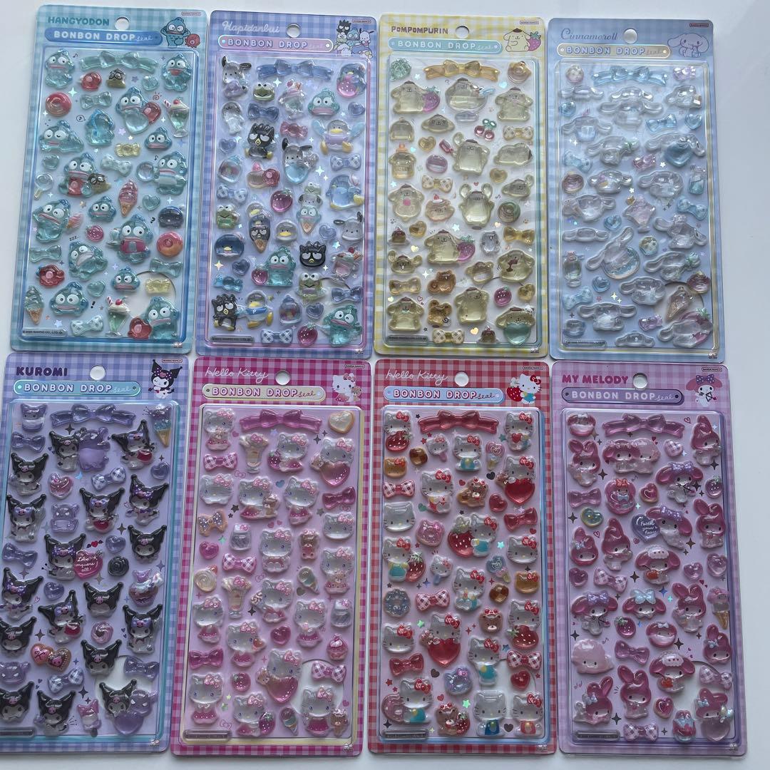 サンリオ　ボンボンドロップシール　第二弾