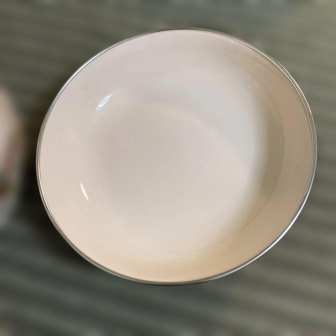 20cm 3.5ℓ KARUGAMO LAND 両手鍋 蓋付き ベージュ 鴨