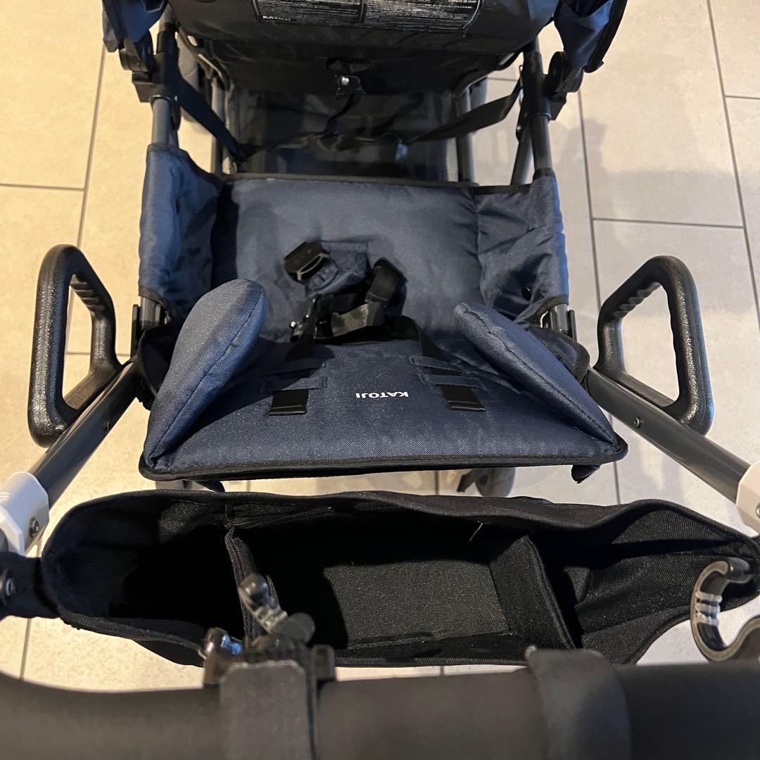 KATOJI カトージ 二人でゴー 2人乗り リアカー＆レインカバー付き