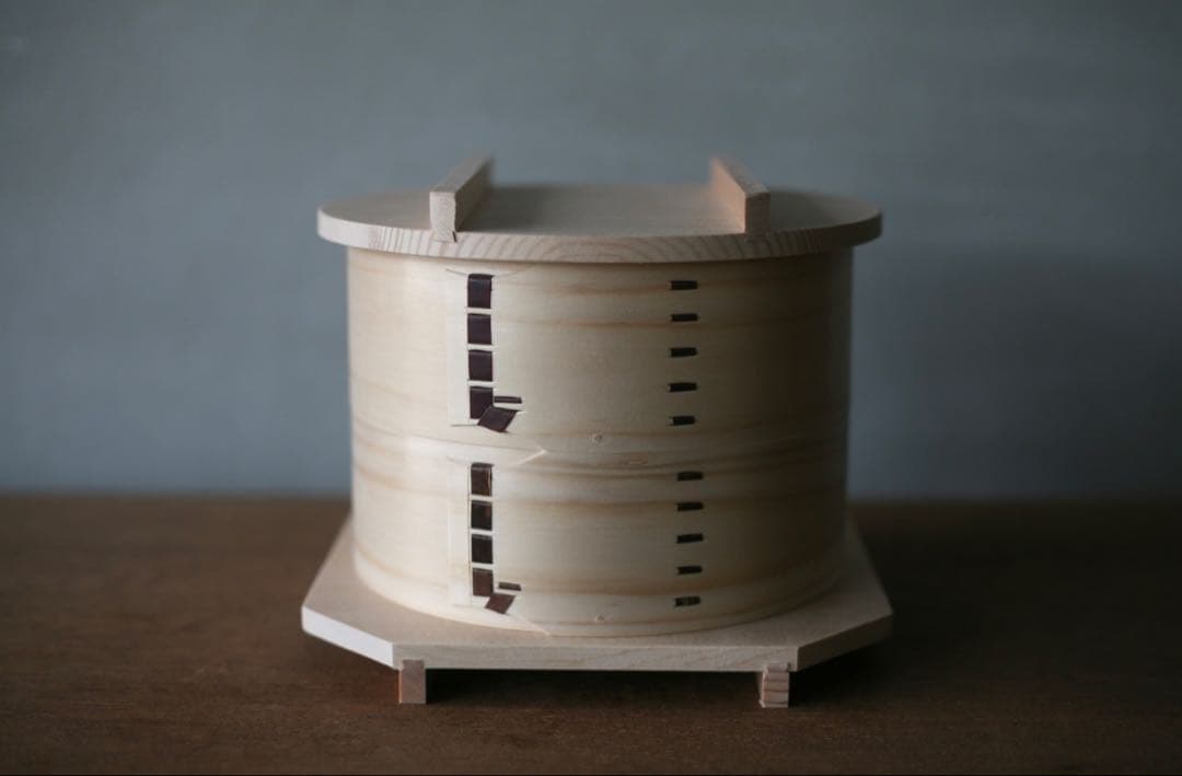 新品未使用　足立茂久商店　わっぱセイロ 6寸2段