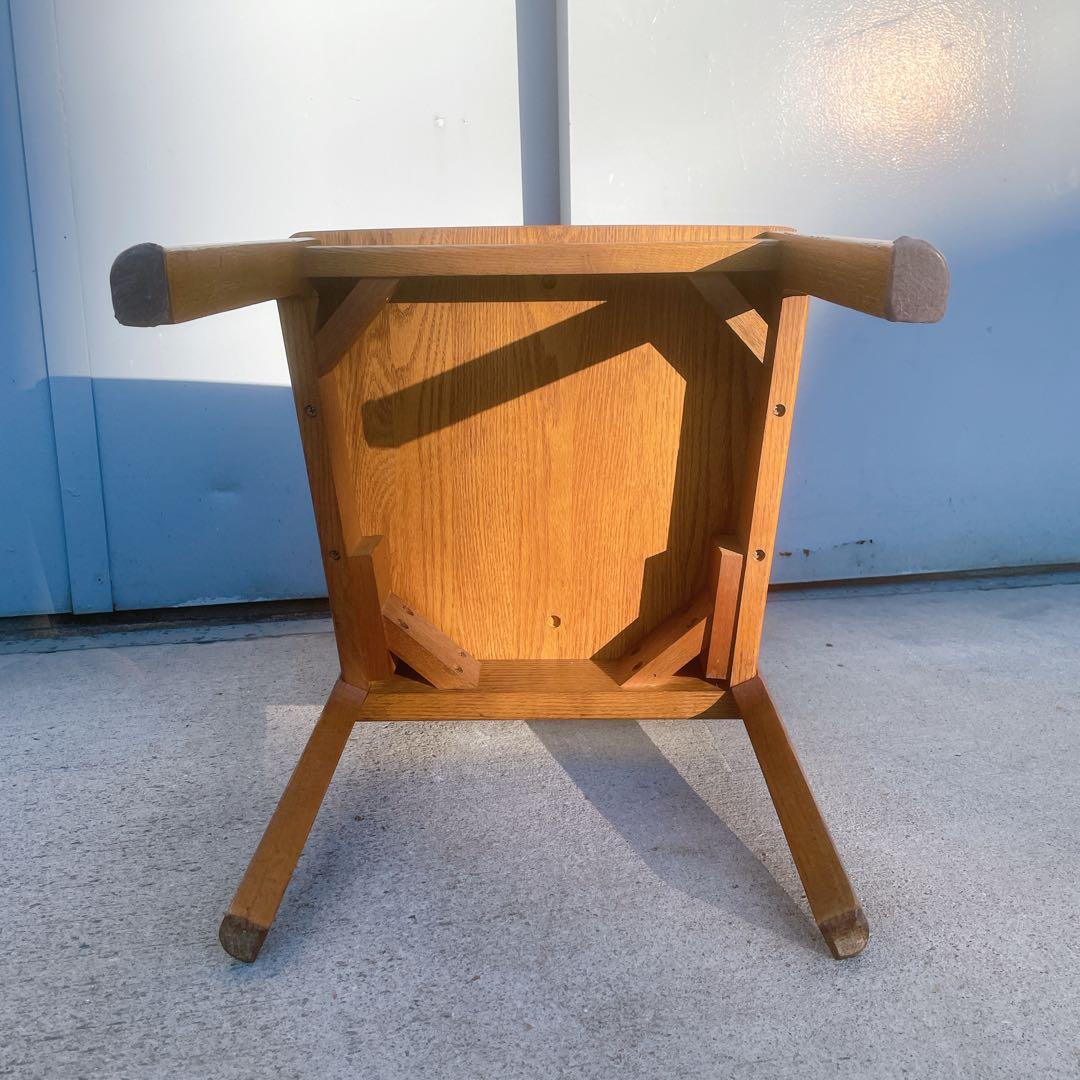 【希少②】マルニ maruni 木製ダイニングチェア ラタン 籐 旧ロゴ 椅子