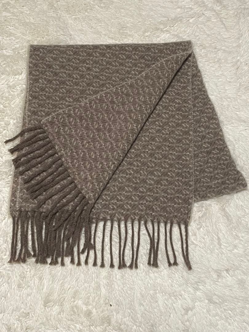 【Christian Dior 】100%ラムウール製マフラー、イタリア製