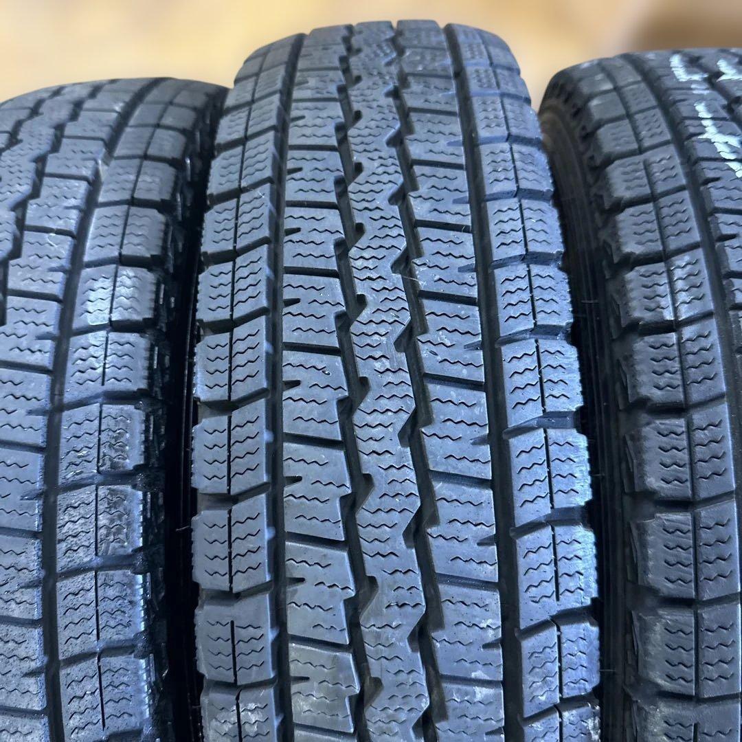 ダンロップ 145/80R12 冬用タイヤ 2021年 4本(0-51)