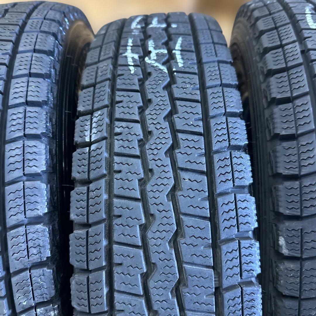 ダンロップ 145/80R12 冬用タイヤ 2021年 4本(0-51)