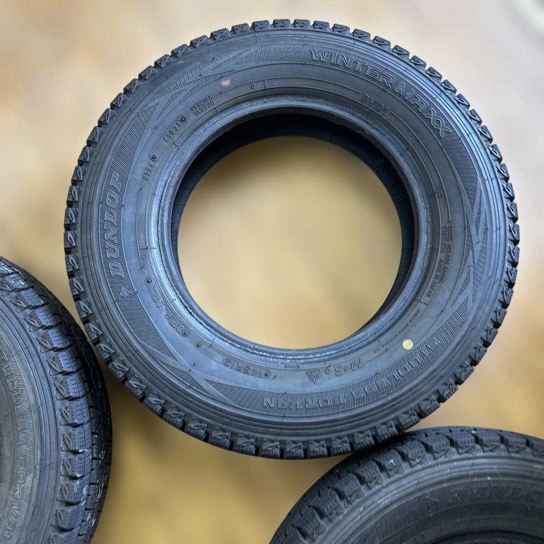 ダンロップ 145/80R12 冬用タイヤ 2021年 4本(0-51)