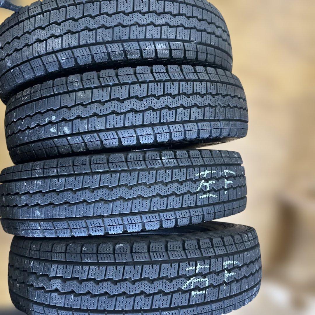 ダンロップ 145/80R12 冬用タイヤ 2021年 4本(0-51)