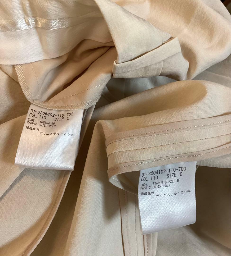 theory Crisp Poly ウォッシャブル　夏用パンツスーツ