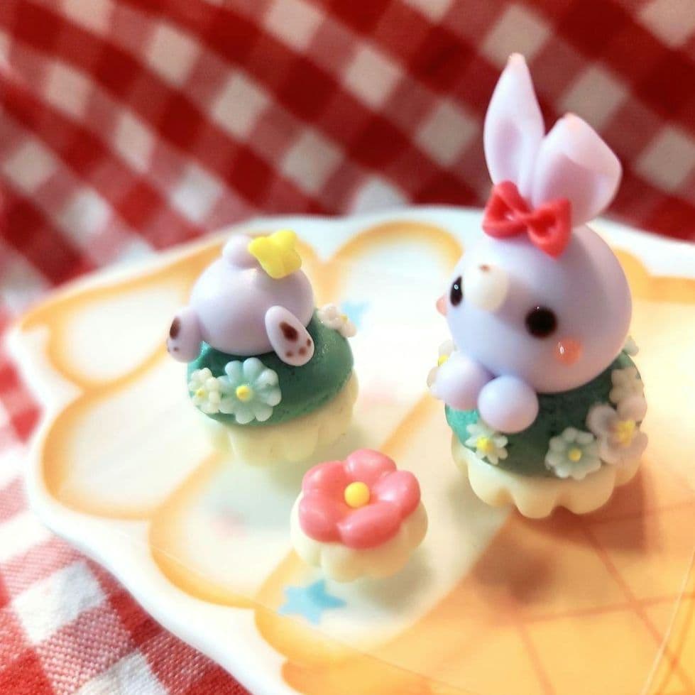 イースター☆うさぎカップケーキ