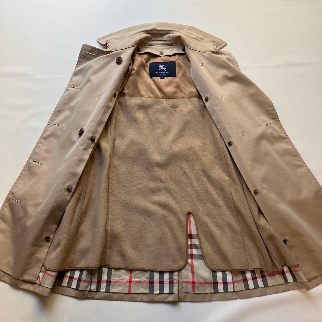 バーバリーロンドン トレンチコート ライナー付　メガチェック 38