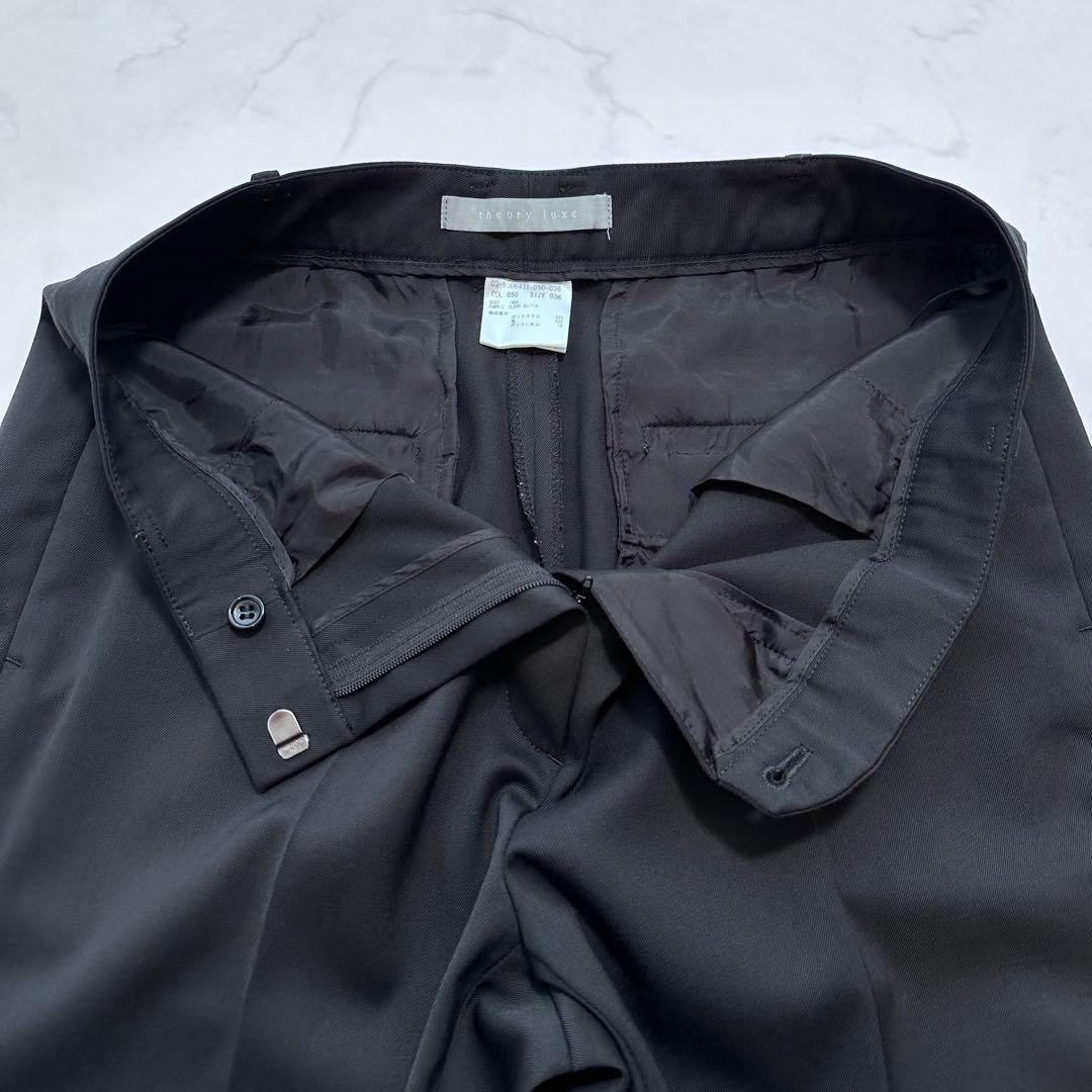 セオリーリュクス CLEAR SUITIN セットアップ 黒 38 36