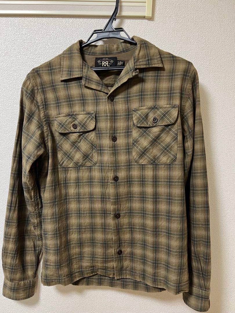 RRL チェック柄シャツ XS