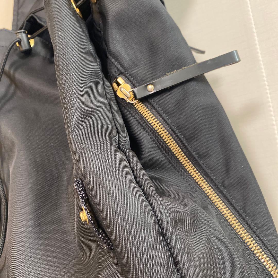 【美品】パスケース付きPORTER GIRLリュック黒