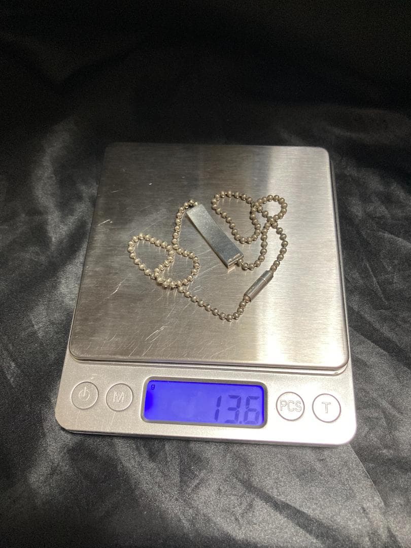 グッチ ネックレス チョーカー プレート ボールチェーン シルバー 925