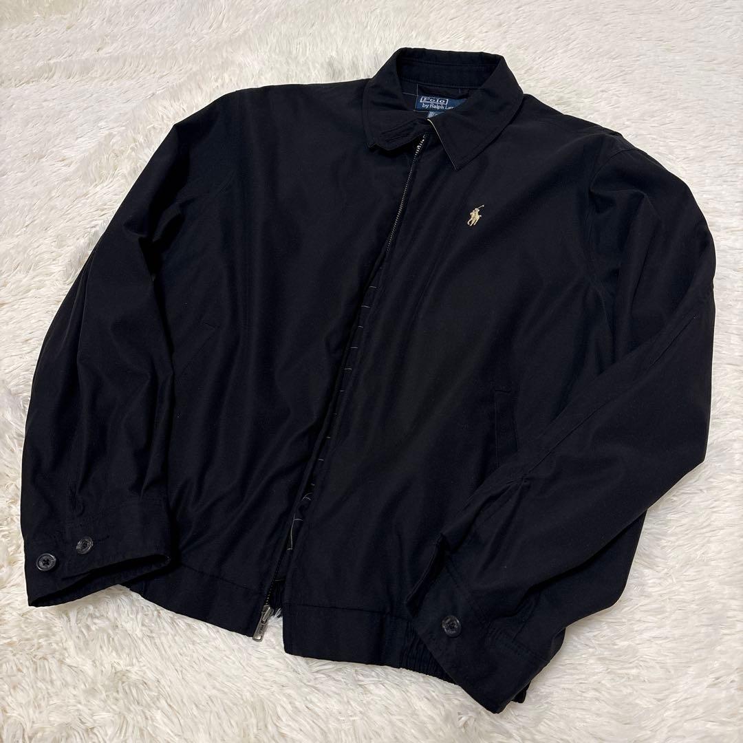 ▪️POLO by RALPH LAUREN 90s スイングトップジャケット　黒