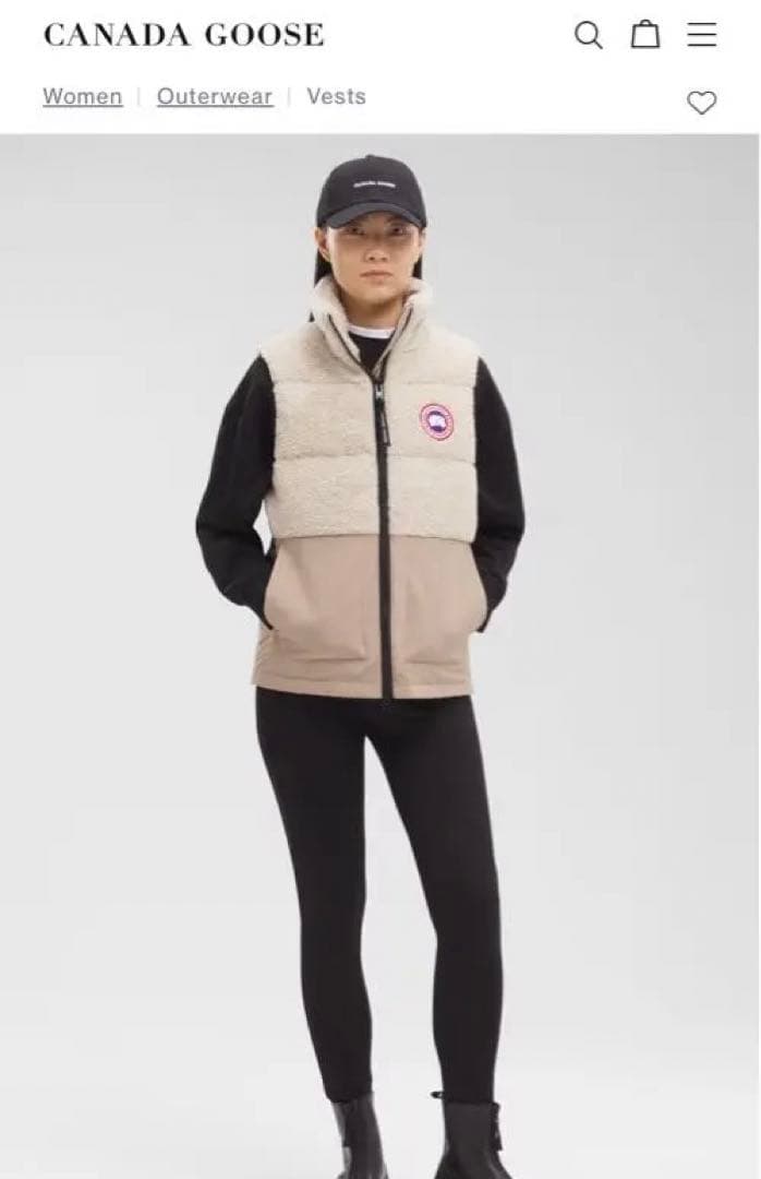 カナダ購入正規品  カナダグースElora Vest