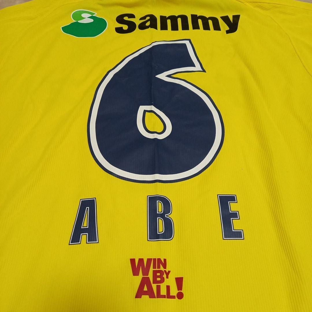 【へローキティーさん検討用】ミズノ ジェフ市原・千葉 #6阿部選手レプリカユニ