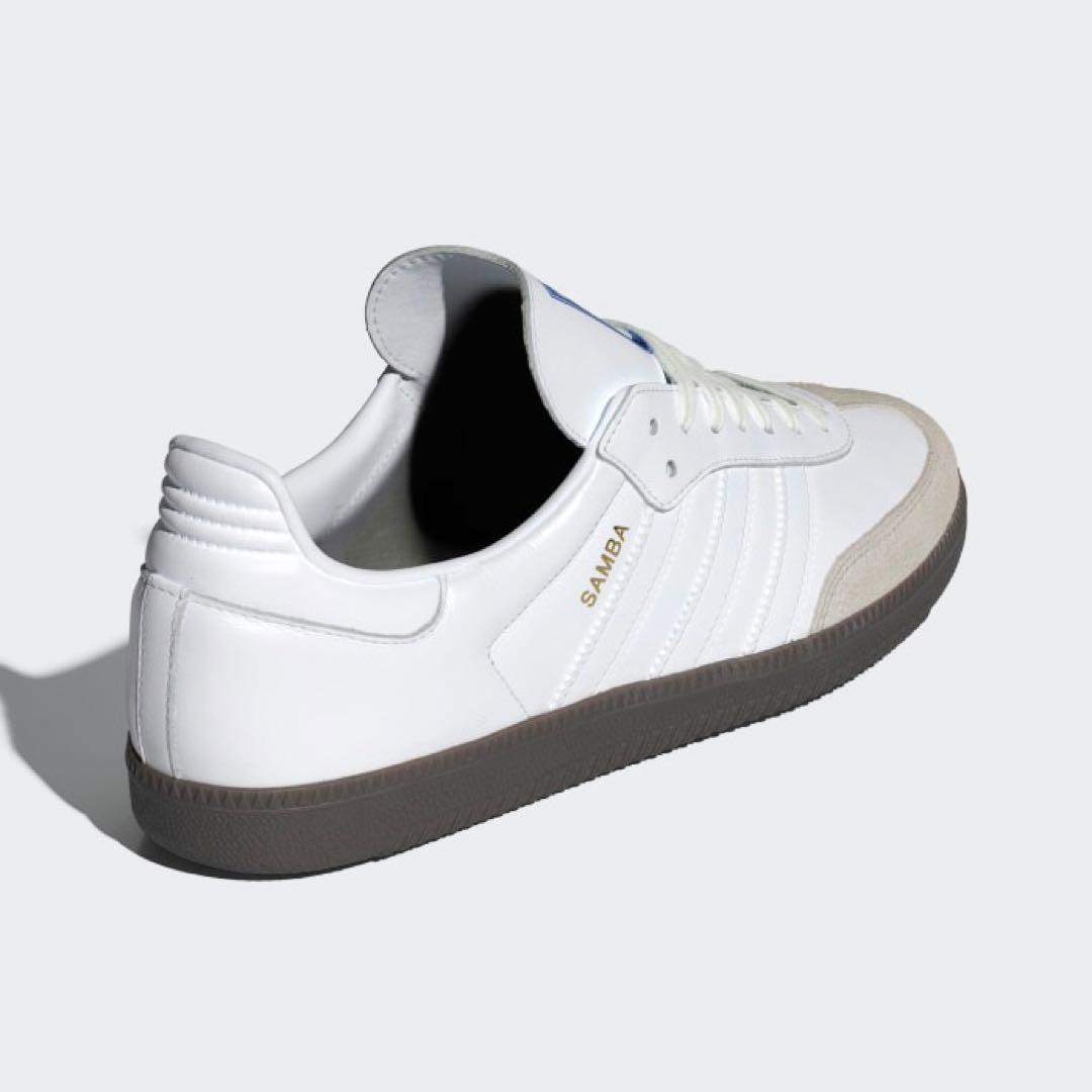 美品アディダスadidas　サンバ　OG　スニーカー　24cm　クラウドホワイト
