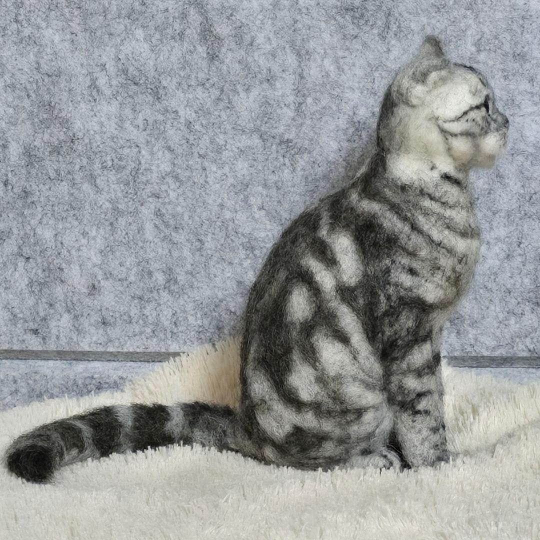 羊毛フェルト オーダー猫 k.様