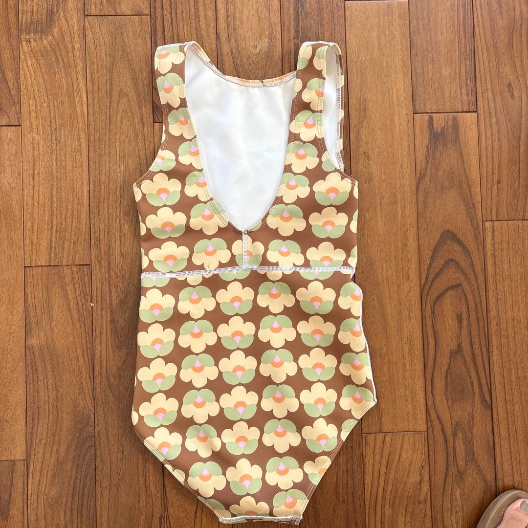 winki suits 花柄　ノースリーブ ワンピース水着 ウエット サーフィン