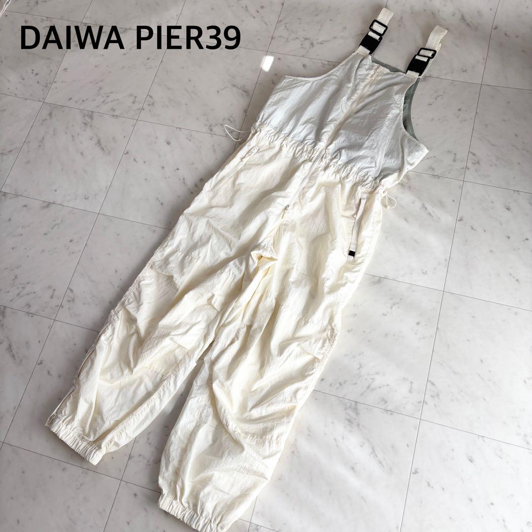 美品 ダイワピア39 テックスキーイングビブ オーバーオール ホワイト M