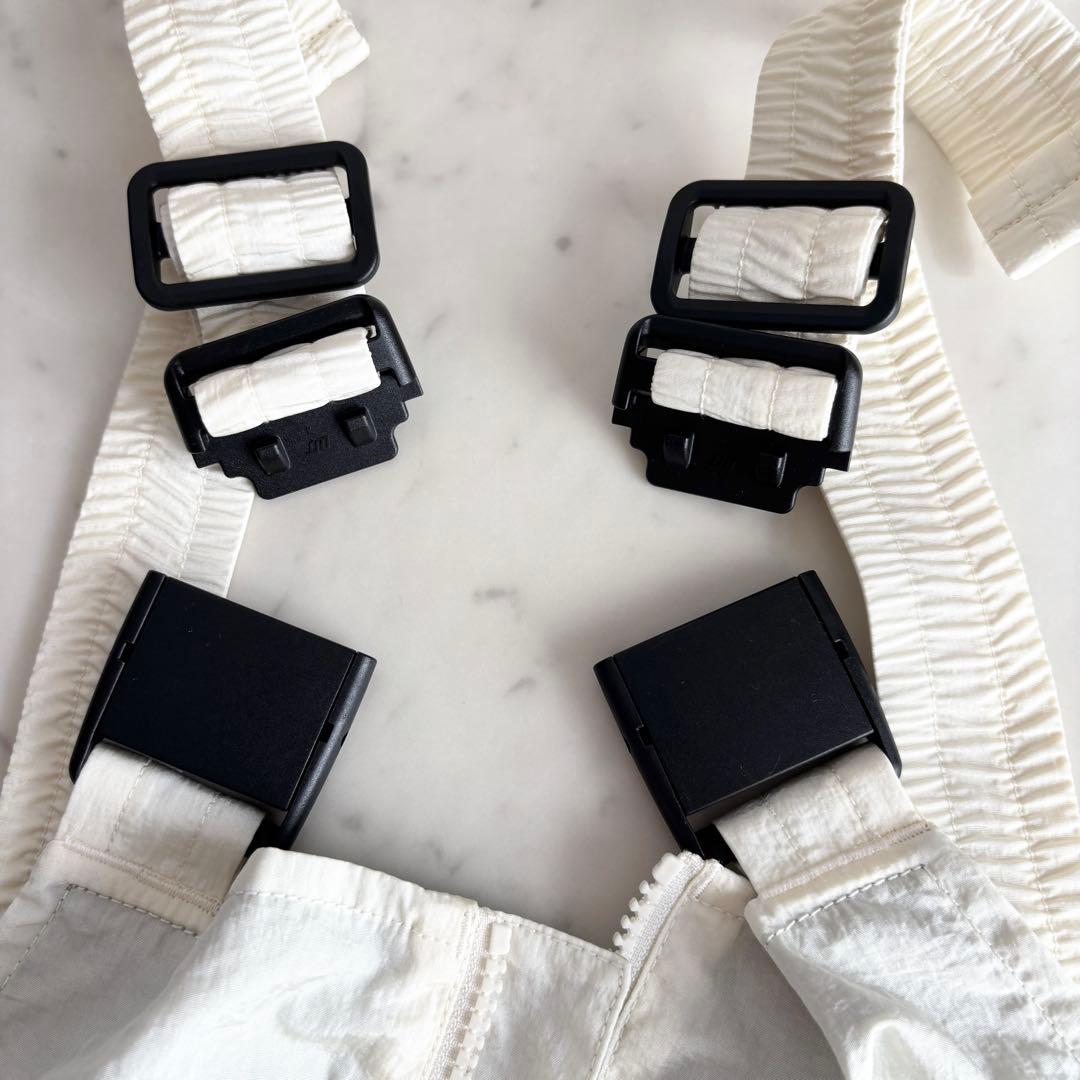 美品 ダイワピア39 テックスキーイングビブ オーバーオール ホワイト M