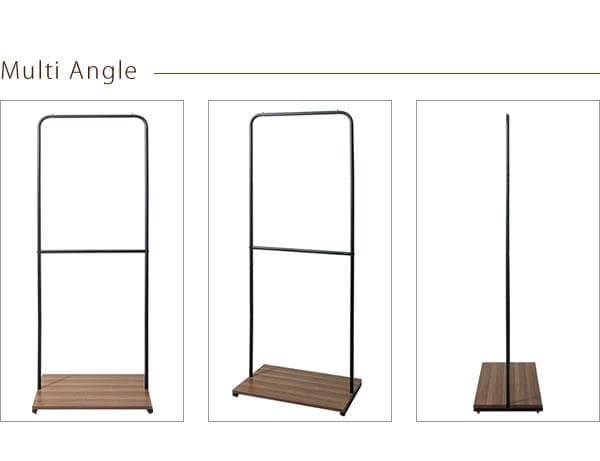 ハンガーラック 2段 おしゃれ シンプル 北欧テイスト ホワイト