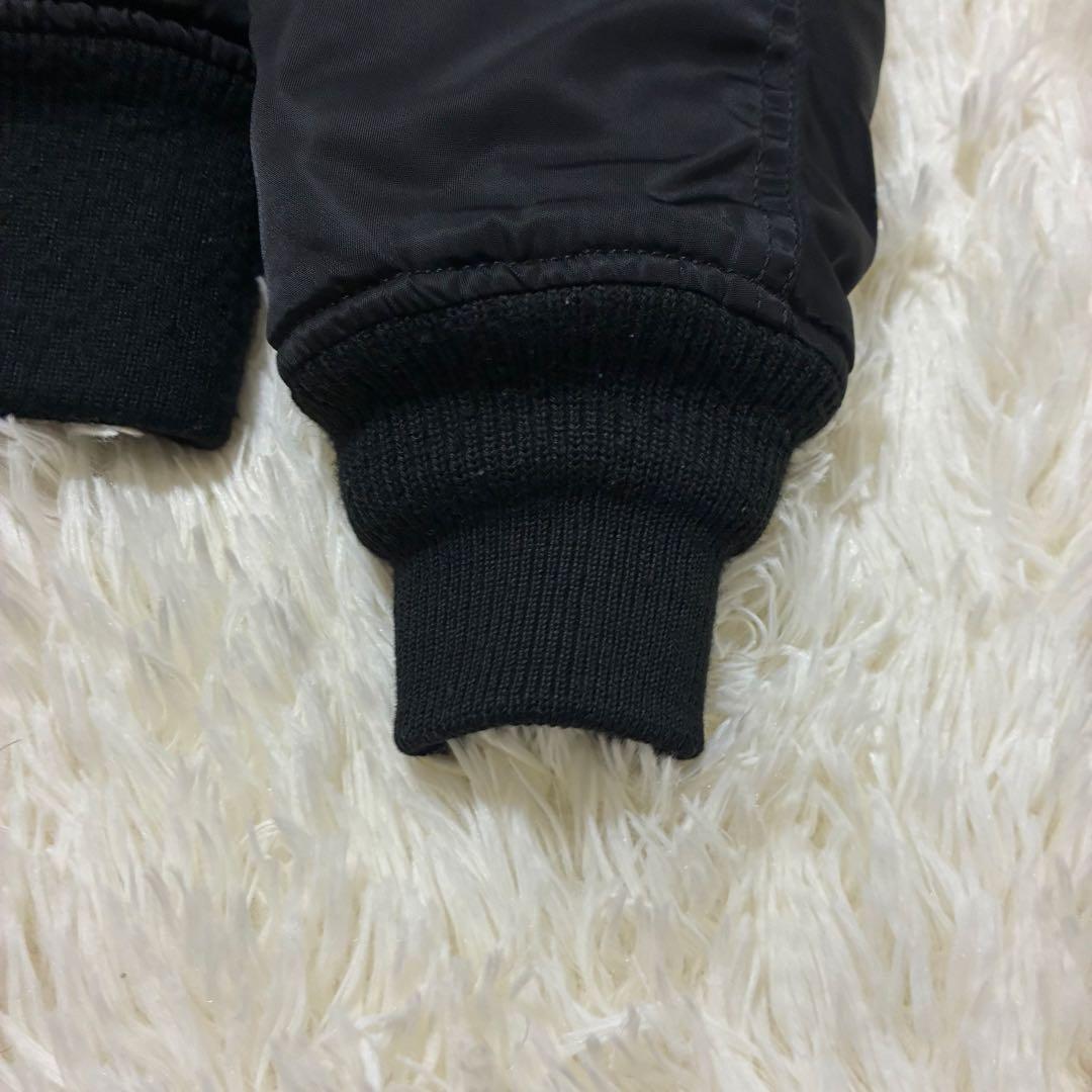 AVIREX フライトジャケット アーチロゴ コマーシャルロゴ M 黒