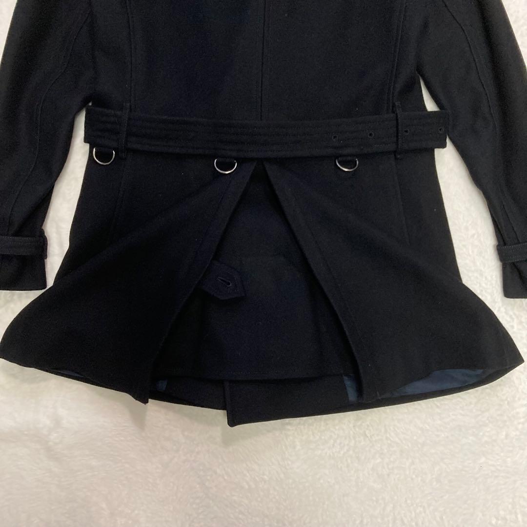 ✨極美品✨　バーバリー　ビッグノバチェック　トレンチコート　ブラック　ベルト　黒