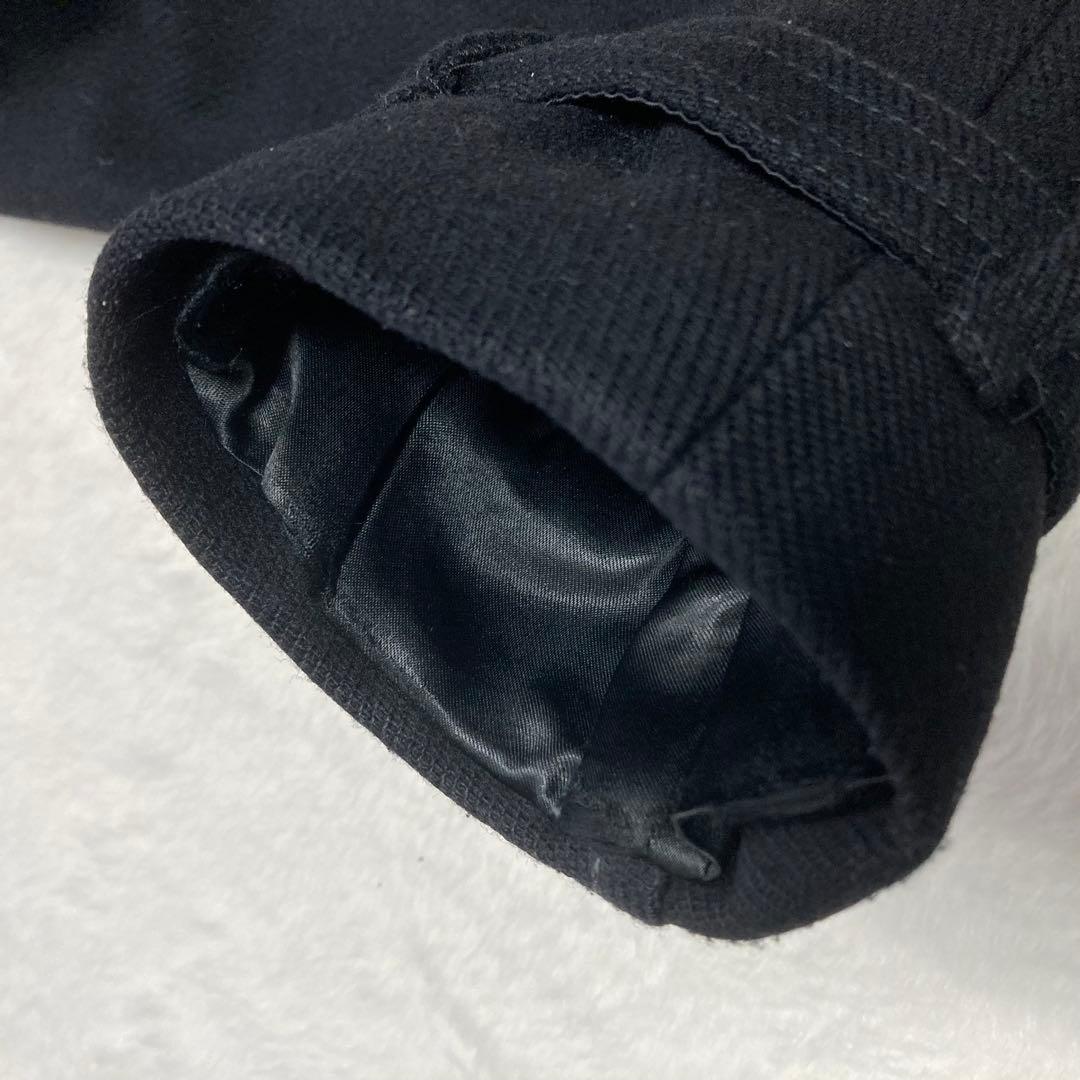 ✨極美品✨　バーバリー　ビッグノバチェック　トレンチコート　ブラック　ベルト　黒