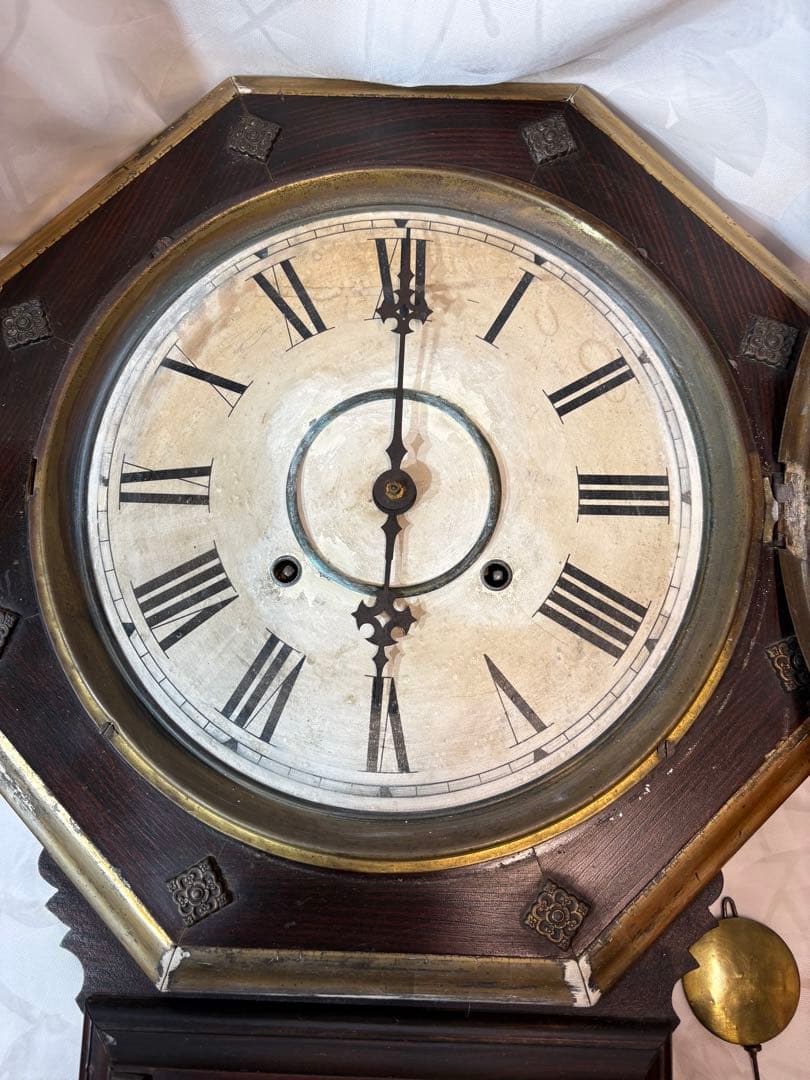 ✨【ヴィンテージスタイル】✨ Ｅ，I NGRAHAM八角柱時計（ジャンク）✨