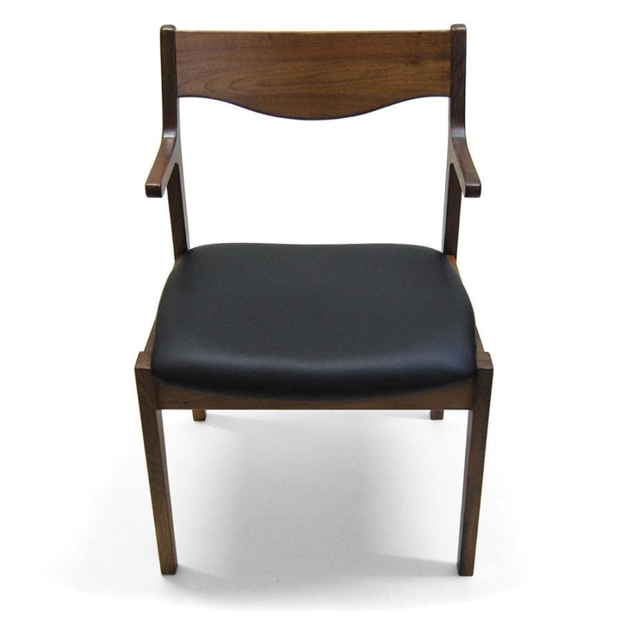 DZ DC MNC　2脚　肘付ダイニングチェア　アームチェア　ブラウン＊ブラック