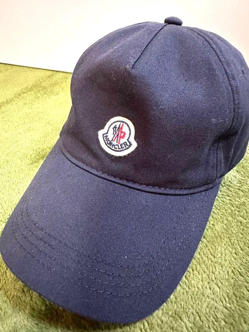 MONCLER ネイビー キャップ　モンクレール