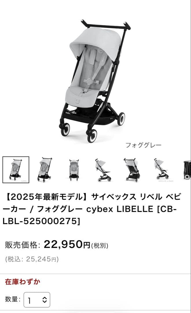 はなさん専用【オプションフルセット込】2025cybex サイベックス　リベル