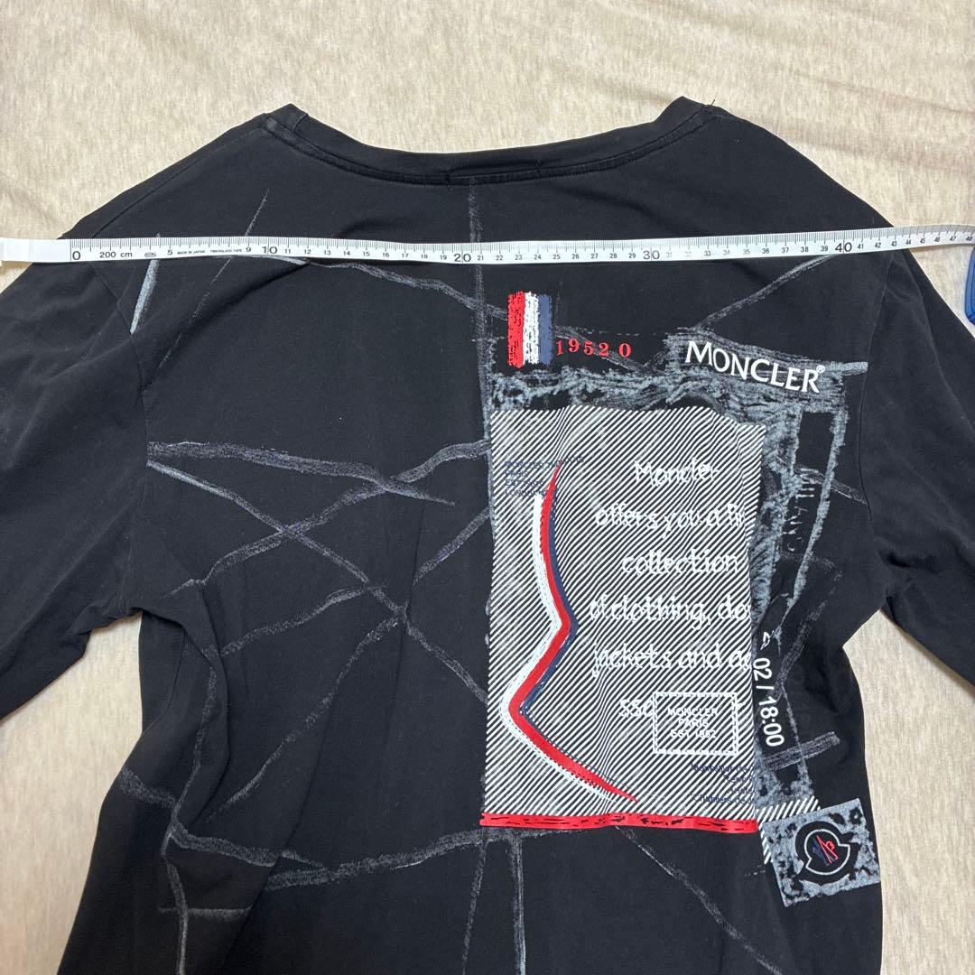 MONCLER モンクレール 長袖 ロンT ワッペン 黒 L 即発送可能