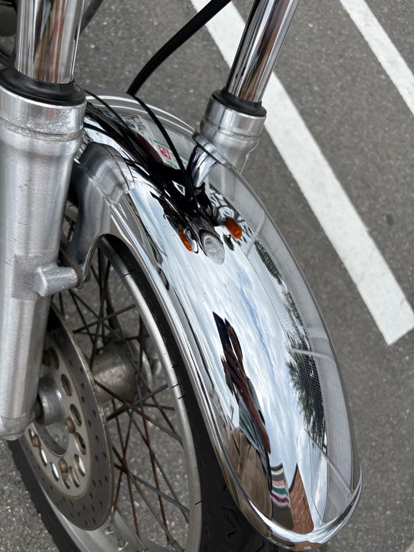 SR400 純正フロントフェンダー