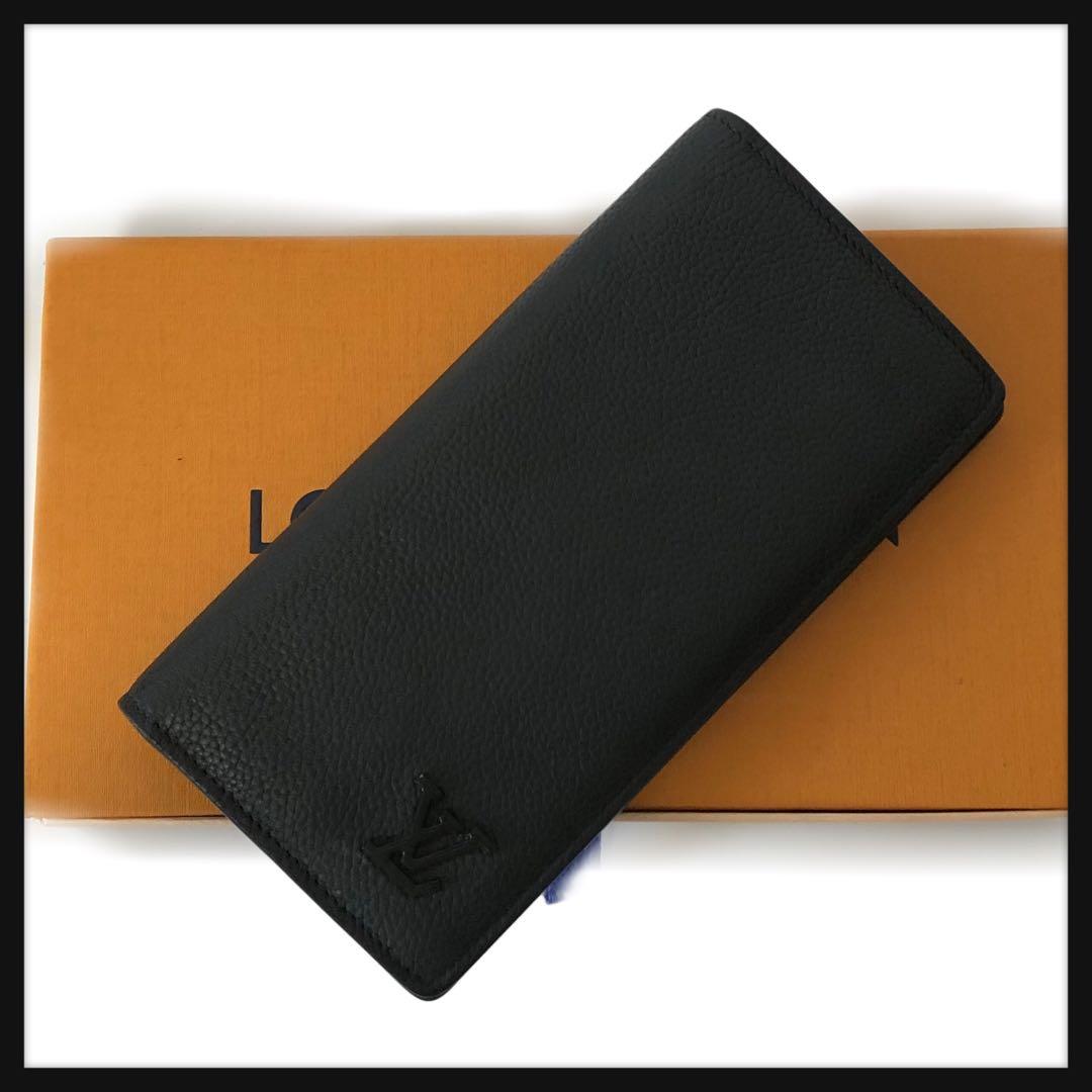 ルイヴィトン　長財布　ポルトフォイユ ブラザ アエログラム　メンズ　2142