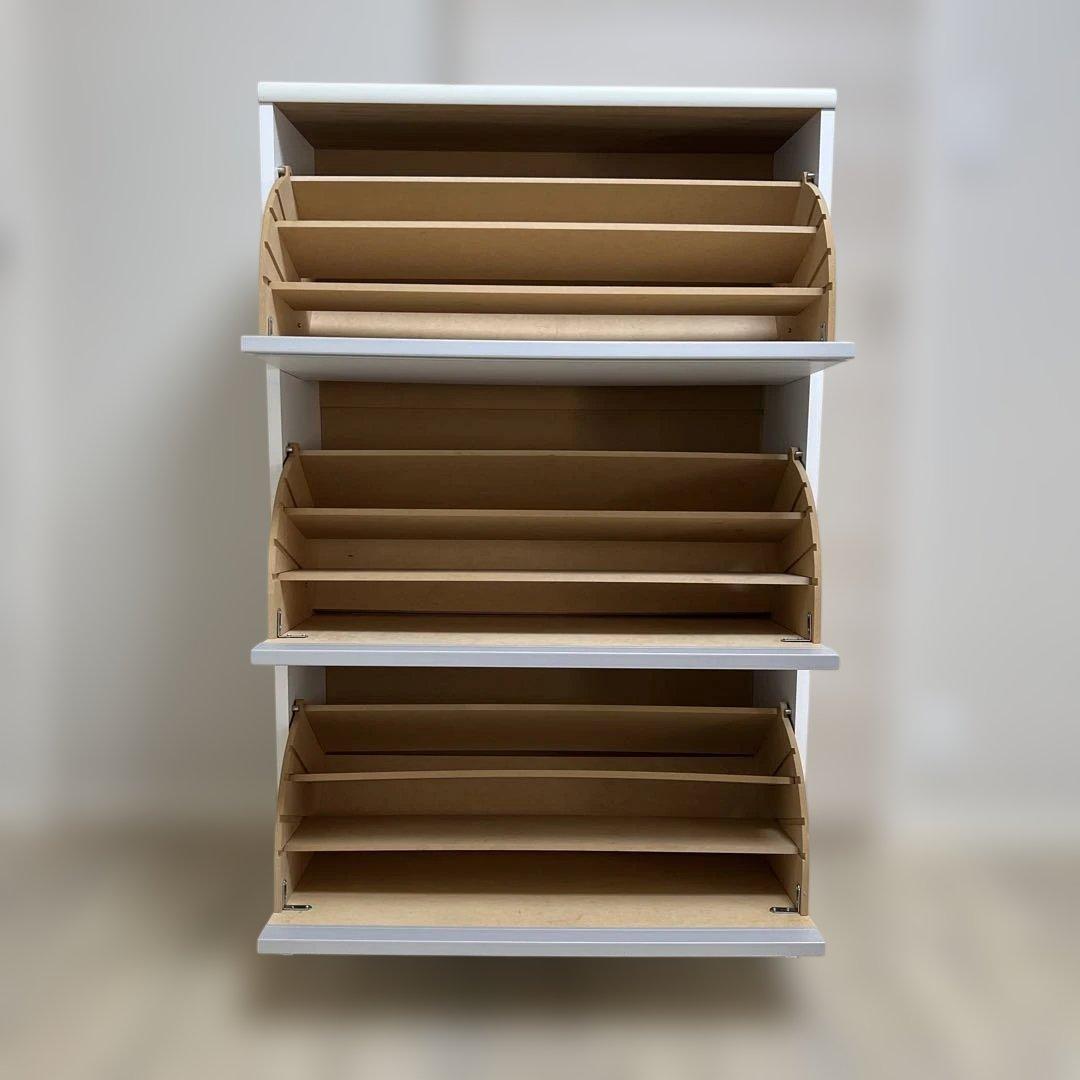 【靴箱】スリム／大容量／下駄箱／玄関収納／シューズラック